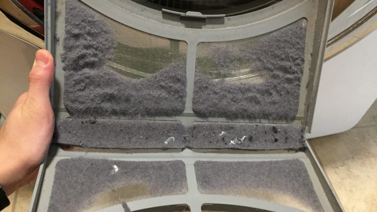 dryer filter clean